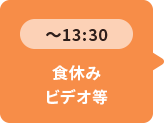 ～13：30 食休みビデオ等